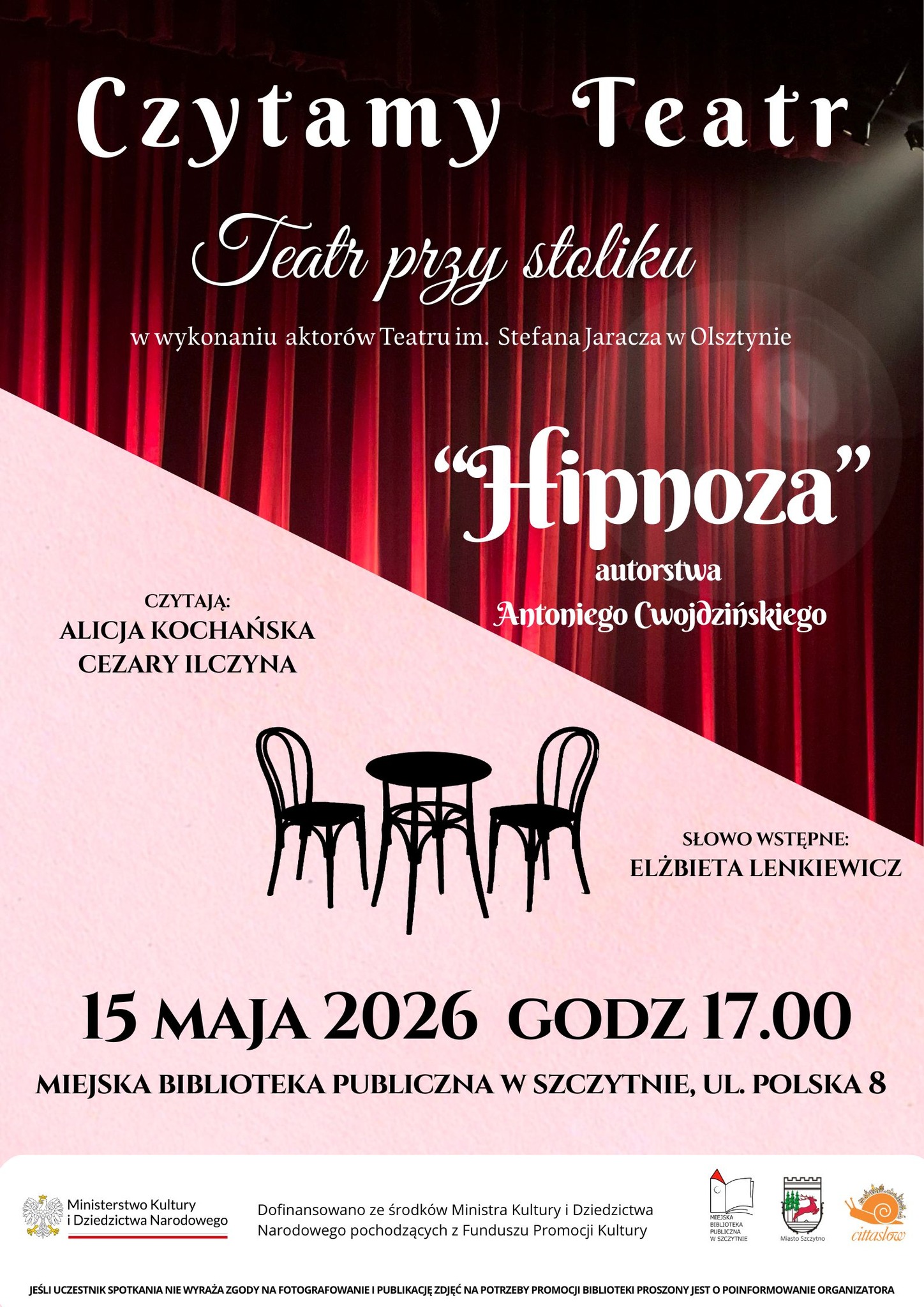 Czytamy teatr hipnoza 
