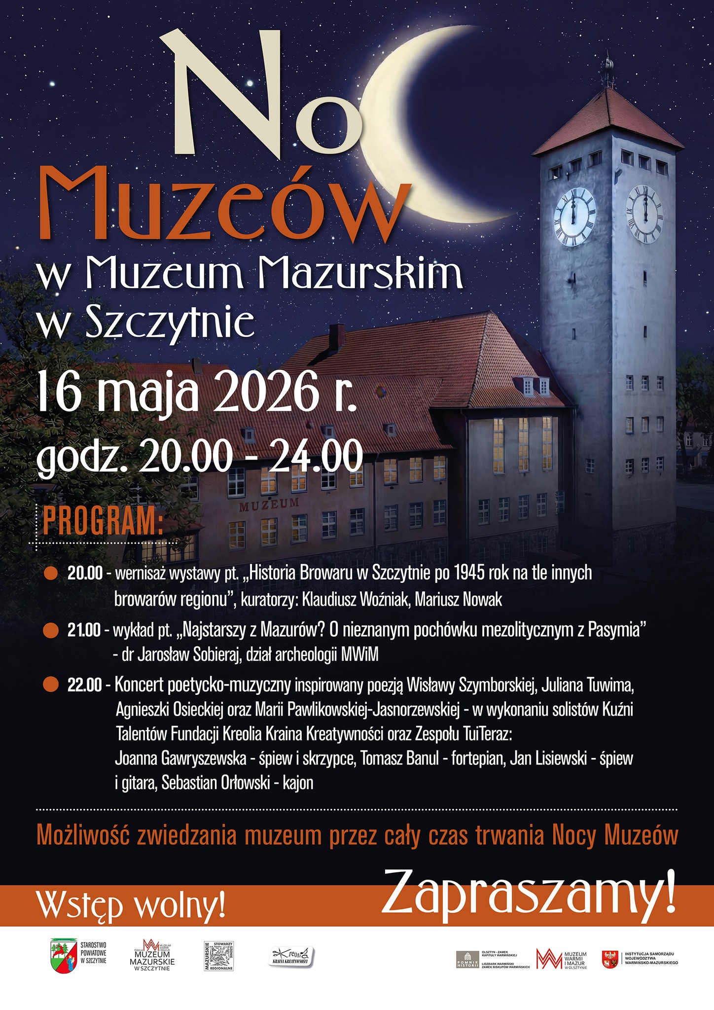 plakat noc muzeów 