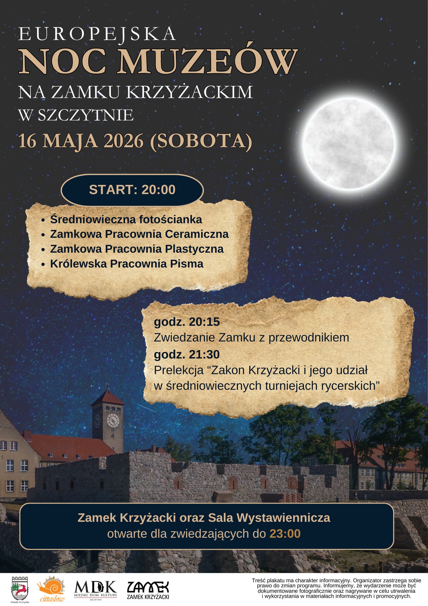 noc muzeów plakat 