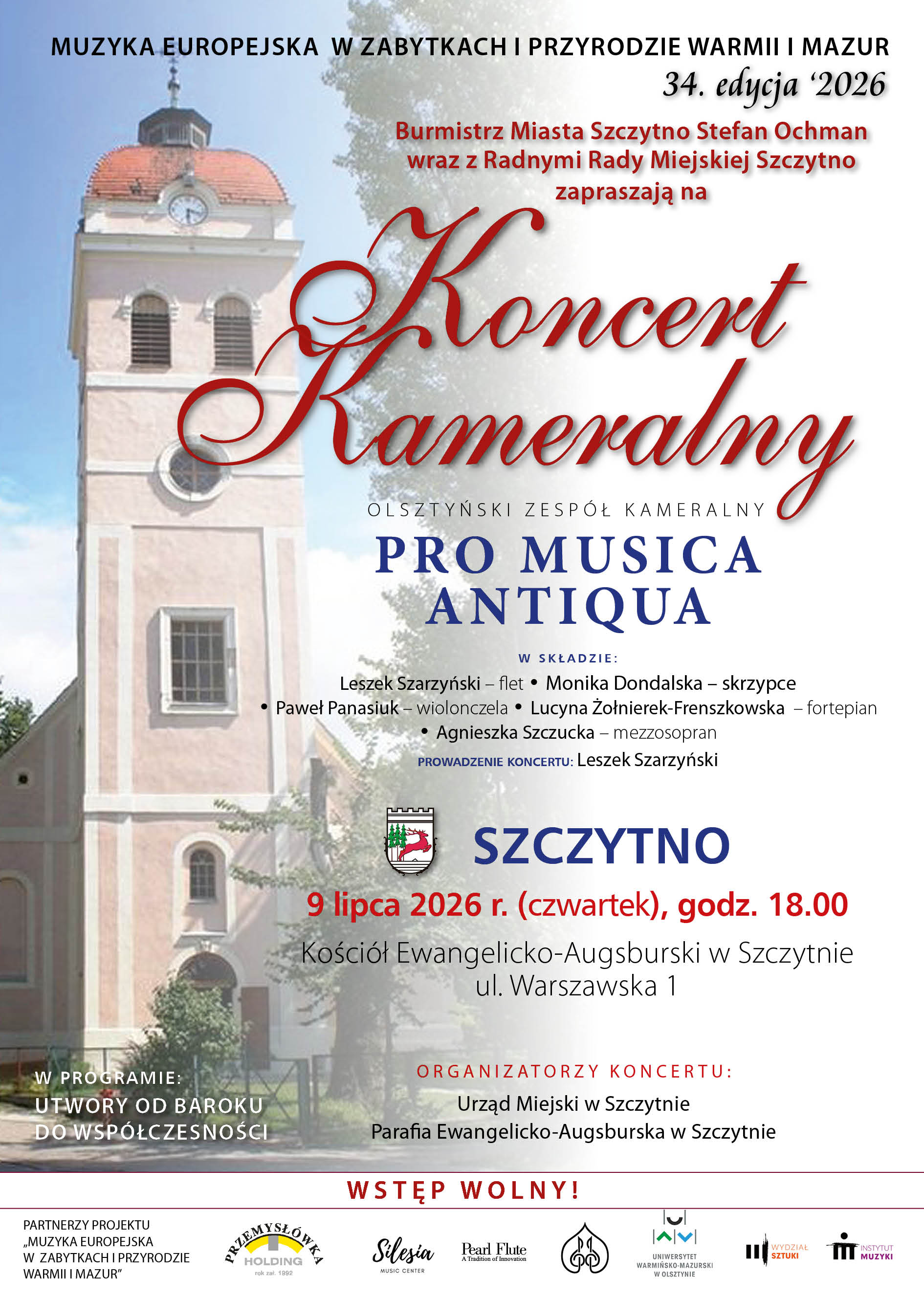 Koncert Kameralny pro musica Antiqa